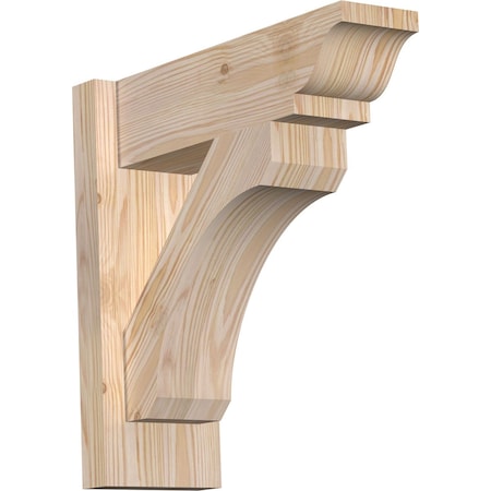 Ekena Millwork Legacy Traditional Smooth Outlooker, Douglas Fir, 5 1/2"W x 16"D x 16"H OUT06X16X16LEC01SDF